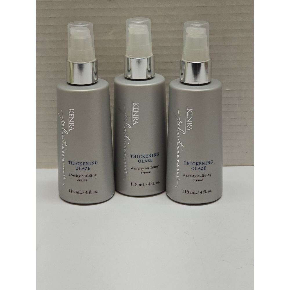Kenra Platinum Thickening Glaze Body & Density - 4 oz Thickening Glaze(set Of 3)